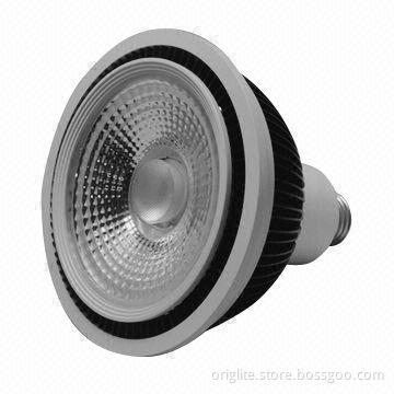 LED Spotlight, 12W PAR30, Lifud Brand Power,BridgeLUX Chip,COB LED, 3-year Warranty, E27,High Polish